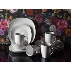 CreaTable, Square 13915, Serie Square Weiss, Kombiservice 16tlg -Creatable creatable creatable square 13915 serie square weiss kombiservice 16tlg 1