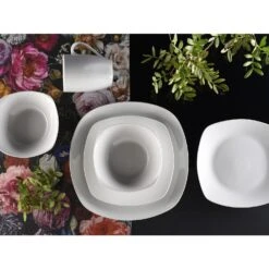 CreaTable, Square 13915, Serie Square Weiss, Kombiservice 16tlg -Creatable creatable creatable square 13915 serie square weiss kombiservice 16tlg 2