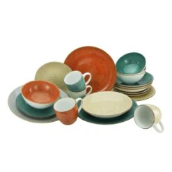 CreaTable Vintage Nature VERONA Kombiservice 16 Teilig In Mehrfarbig