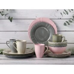 CreaTable Kombiservice »Flora Colors«, (Set, 16 Tlg., Kaffeeservice Und Tafelservice Im Set, Für 4 Personen), Service, Traditionelle Form Im Landhausstil, Festoniert Und Mit Relief 5 CreaTable Kombiservice »Flora Colors«, (Set, 16 Tlg., Kaffeeservice Und Tafelservice Im Set, Für 4 Personen), Service, Traditionelle Form Im Landhausstil, Festoniert Und Mit Relief -Creatable d03cb48c1bc00d74e98c372b953db016
