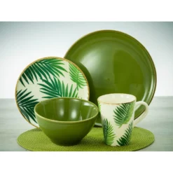 CreaTable Kombiservice »Ibiza«, (Set, 16 Tlg., Kaffeeservice Und Tafelservice Im Set, Für 4 Personen), Service, Mit Tropischem Dekor, Made In Europe 7 CreaTable Kombiservice »Ibiza«, (Set, 16 Tlg., Kaffeeservice Und Tafelservice Im Set, Für 4 Personen), Service, Mit Tropischem Dekor, Made In Europe -Creatable d4af73fe658828493c4764a7459a6736