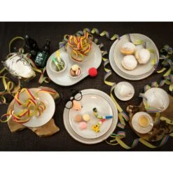 CreaTable Kombiservice »VINTAGE NATURE«, (Set, 16 Tlg., Kaffeeservice Und Tafelservice Im Set, Für 4 Personen), Service, Mikrowellengeeignet -Creatable daee948effe575191730f50135fd7c1c