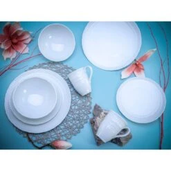 CreaTable Kombiservice »Sofia«, (Set, 8 Tlg., Kaffeeservice Und Tafelservice Im Set, Für 2 Personen), Service, Trendige Coupeform, Klassisch Elegantes Relief 5 CreaTable Kombiservice »Sofia«, (Set, 8 Tlg., Kaffeeservice Und Tafelservice Im Set, Für 2 Personen), Service, Trendige Coupeform, Klassisch Elegantes Relief -Creatable dcb92f762702fcdb0c44a093da108e7f