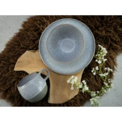 CreaTable Kombiservice »LOFT STONE«, (Set, 16 Tlg., Kaffeeservice Und Tafelservice Im Set, Für 4 Personen), Service, Mikrowellengeeignet -Creatable de998645a02711d923601d569e3d5fda