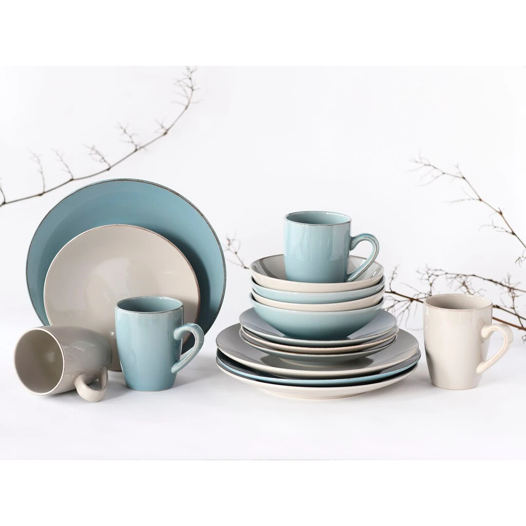 CreaTable Kombiservice »OSLO«, (Set, 16 tlg., Kaffeeservice und Tafelservice im Set, für 4 Personen), Service, mit nostalgischem Vintage Rand CreaTable Kombiservice »OSLO«, (Set, 16 Tlg., Kaffeeservice Und Tafelservice Im Set, Für 4 Personen), Service, Mit Nostalgischem Vintage Rand -Creatable e3fcabf63140313e7913b4ab779f9819