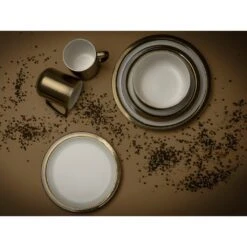 CreaTable Kombiservice »Modern Industrial«, (Set, 8 Tlg., Kaffeeservice Und Tafelservice Im Set, Für 2 Personen), Service, Spezialglasur In Weiß Mit Glänzenden Sprenkeln 5 CreaTable Kombiservice »Modern Industrial«, (Set, 8 Tlg., Kaffeeservice Und Tafelservice Im Set, Für 2 Personen), Service, Spezialglasur In Weiß Mit Glänzenden Sprenkeln -Creatable eb361841ee065d1cf6fc15dac72c6264