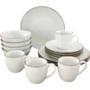 CreaTable Kombiservice »VINTAGE NATURE«, (Set, 16 Tlg., Kaffeeservice Und Tafelservice Im Set, Für 4 Personen), Service, Mikrowellengeeignet -Creatable edad831c7ba3b1e21df347e12ae9ea8b
