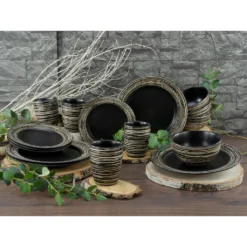 CreaTable Kombiservice »La Gomera«, (Set, 16 Tlg., Kaffeeservice Und Tafelservice Im Set, Für 4 Personen), Service, Schwarz, Moderne Fahnenform 6 CreaTable Kombiservice »La Gomera«, (Set, 16 Tlg., Kaffeeservice Und Tafelservice Im Set, Für 4 Personen), Service, Schwarz, Moderne Fahnenform -Creatable edbc4ba28fd22a5f67677b17aae88f2d