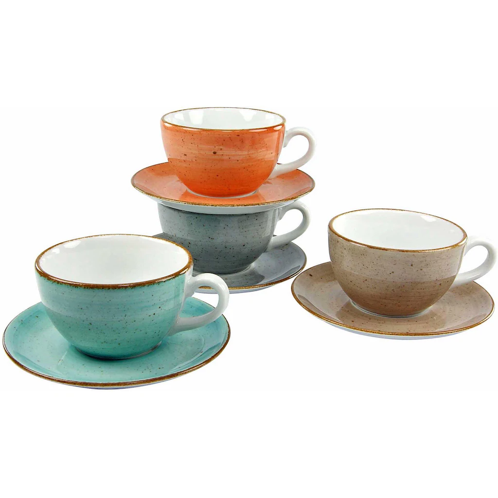 CreaTable Cappuccinotasse »Kaffeetasse VINTAGE NATURE«, (Set, 8 tlg.), Tassen Set, 4 Tassen, 4 Untertassen CreaTable Cappuccinotasse »Kaffeetasse VINTAGE NATURE«, (Set, 8 Tlg.), Tassen Set, 4 Tassen, 4 Untertassen -Creatable f04cd8b17c904e6d5574fc6ba9ff0e55