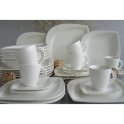 CreaTable Kombiservice »Melbourne«, (Set, 30 Tlg., Kaffeeservice Und Tafelservice Im Set, Für 6 Personen), Service, Elegante Blattform 6 CreaTable Kombiservice »Melbourne«, (Set, 30 Tlg., Kaffeeservice Und Tafelservice Im Set, Für 6 Personen), Service, Elegante Blattform -Creatable f915f97340b2821d15d9729249efb808