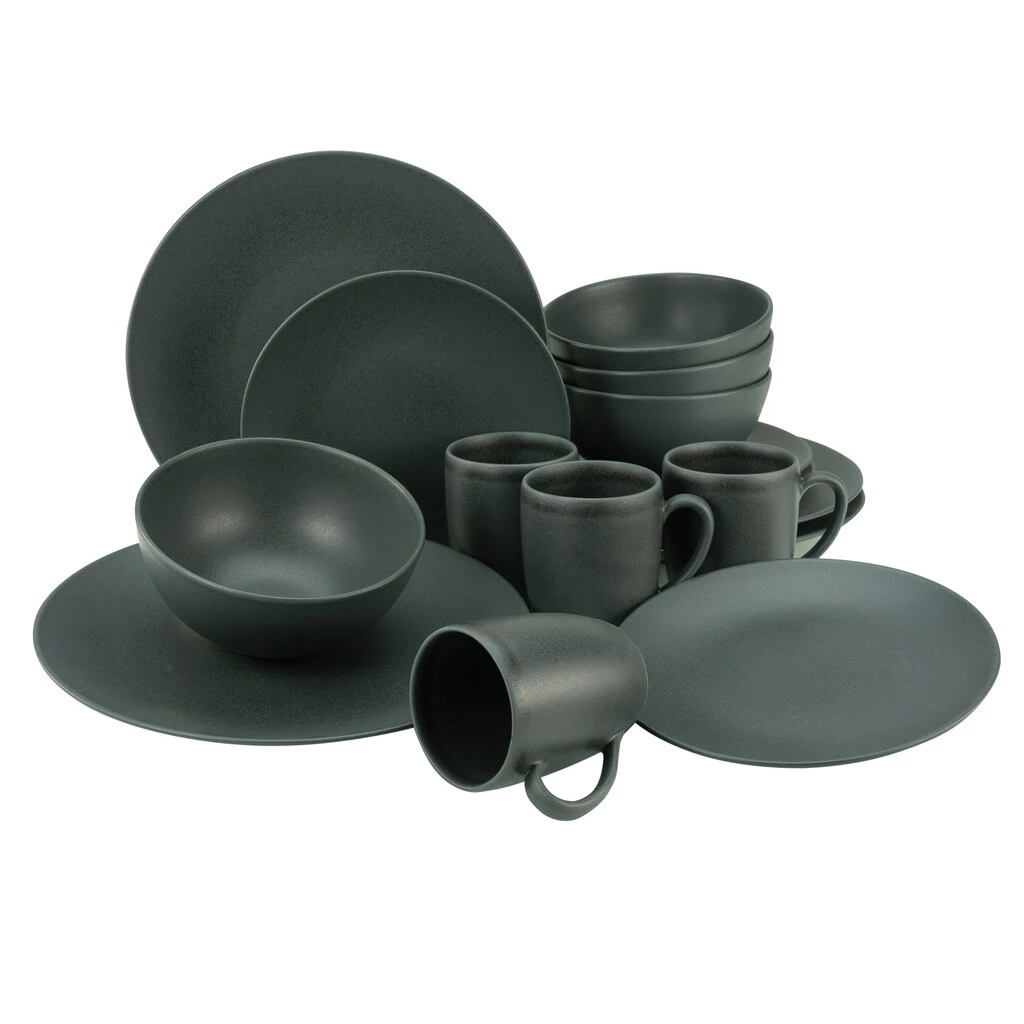 CreaTable Kombiservice »Soft Touch Black«, (Set, 16 tlg., Kaffeeservice und Tafelservice im Set, für 4 Personen), Service, schwarz, seidenmatte Glasur, Made in Europe CreaTable Kombiservice »Soft Touch Black«, (Set, 16 Tlg., Kaffeeservice Und Tafelservice Im Set, Für 4 Personen), Service, Schwarz, Seidenmatte Glasur, Made In Europe -Creatable faca671ffee8c7203c86fa2b488e1b3d